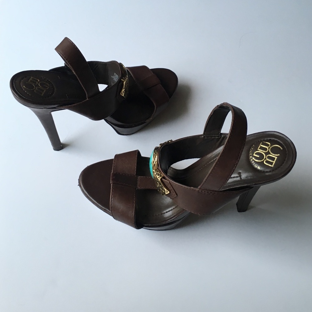 BCBGeneration Ambra Ebony Veg Vachetta brown 7.5 - Picture 9 of 15